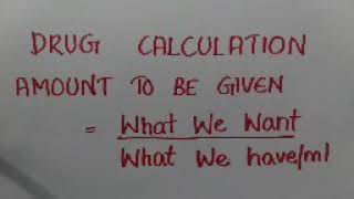 Drug calculation in tamil medication calculationdrug formula [upl. by Lattimer]