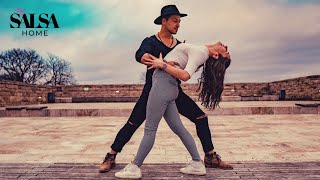 Berna Jam  Tu Me Haces Tan Feliz  Salsa Dancing  Daniel Rosas amp Michelle Yollina [upl. by Rihsab]