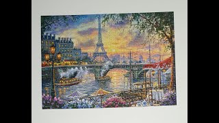 Time lapse 500 piece puzzle Tea time in Paris by Castorland [upl. by Preuss934]