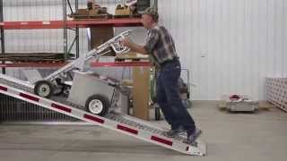 Motorized Hand Truck by WyseCarts [upl. by Voorhis973]