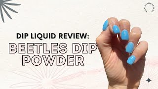 Amazon Beetles Dip Powder Nail Review  Beginner Friendly Dip Kit Instructions [upl. by Aihseya]