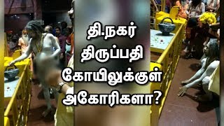 Full Video  Aghoris Worships at Lord Venkateshwara Temple in TNagarChennai [upl. by Kreegar]