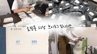 vlog 쇼핑몰 사장 브이로그  49분동안 포장하는거 보실래요… [upl. by Marcile]