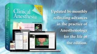 Lippincott Williams and Wilkins Clinical Anesthesia Seventh Edition [upl. by Ailahk527]