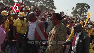 Tendai Biti arrival at CCC Rally in Marondera [upl. by Einot]