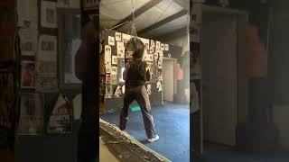 Ketoris Vaughan Hitting heavy bag for 50 minutes straight like a Beast🦍🏆🔥 champion mentality [upl. by Reta]