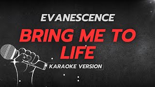 Evanescence  Bring Me To Life  Karaoke Song with Lyrics [upl. by Ajroj]