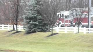 Liberty Township Ladder 321 Responding [upl. by Aniroz369]