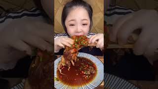 🔥🥓 ASMR MUKBANG Spicy Pork Belly amp Crunchy Bites 매운 삼겹살과 바삭한 소리의 완벽한 조화 🎧😋 ASMR mukbang short [upl. by Oirotciv423]