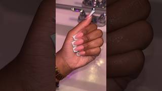 Do my nails with me🌺 nails nailtech frenchnails [upl. by Manoop]