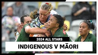 NRLW All Stars 2024  Indigenous v Maori Ferns  Full Match Replay [upl. by Llyrehc685]