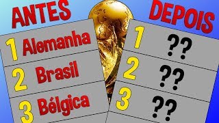 RANKING DA FIFA ANTES E DEPOIS DA COPA [upl. by Kris]