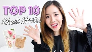 Top 10 Korean Sheet Masks The OneNight Stands of Skincare [upl. by Eelnyl]