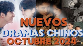 ¡LOS DRAMAS CHINOS más esperados de OCTUBRE 2024 que no querrás PERDERTE [upl. by Auqinahs]