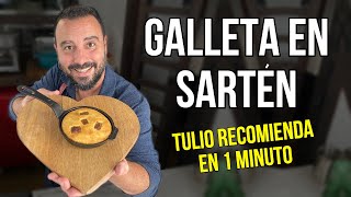 Galletas en Sartén  Receta Fácil  Tulio Recomienda en 1 Minuto [upl. by Ashla]