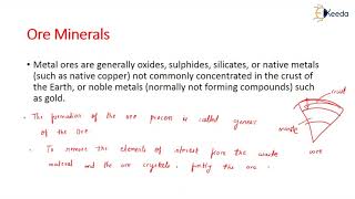 Study of Common Ore Minerals  Mineralogy and Petrology  Engineering Geology [upl. by Suitangi284]