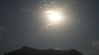 Moon Setting in the Early Morning Time Flora Nature MoonRay YoutubeShort YTShort Reel Valley [upl. by Neil]