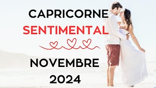 Capricorne ♑️ Tirage sentimental Novembre 2024 [upl. by Nnahteb]