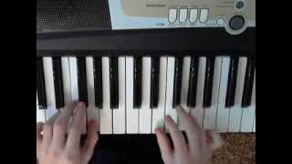 The Game  Martians Vs Goblins piano tutorial [upl. by Abagael]