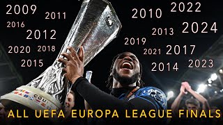 All Uefa Europa League Finals 20092024 [upl. by Jillene]