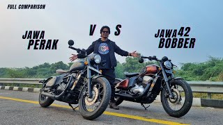 Jawa 42 Bobber Vs Jawa Perak Which One is Better Full Comparison Detail  Ksc Vlogs [upl. by Schrick37]