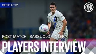 PAVARD  SASSUOLO 10 INTER  PLAYER INTERVIEW 🎙️⚫🔵 [upl. by Idelia]