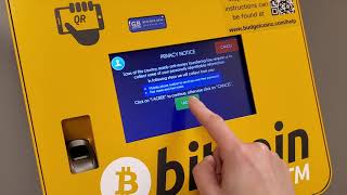 How to Use a Bitcoin ATM to Buy or Send Bitcoin More than 1000  Step by Step Guide [upl. by Laughton272]