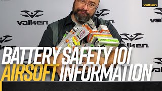 Valken Minute Clinic  Airsoft Battery Safety 101 [upl. by Anesusa]