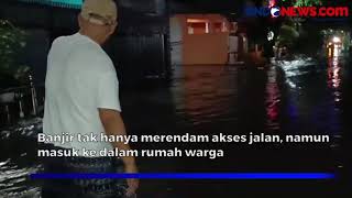 Hujan Deras Sejumlah Wilayah di Kota Depok Dikepung Banjir [upl. by Miche]