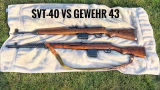 SVT40 Vs Gewehr 43 [upl. by Hannaoj]