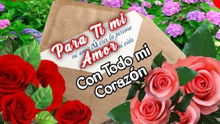 🥰POEMA de AMOR Para dedicarlo a esa persona tan especial  poema de amor para dedicar a una mujer [upl. by Lain]