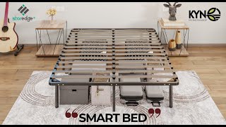 SMART BED double bed by STOREDGE® [upl. by Lleroj]