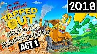 KC Plays  The Simpsons Tapped Out  Itchy and Scratchy Event  1 2018 [upl. by Inva]