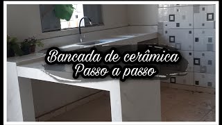 DIY  Bancada em cerâmica passo a passo [upl. by Harp]