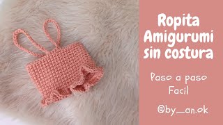 ROPITA Amigurumi tutorial Amigurumi paso a paso CUTE amigurumi pattern [upl. by Solraced]