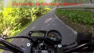 Oderberger Kurven 2014 with Yamaha XJ6 [upl. by Lamee]