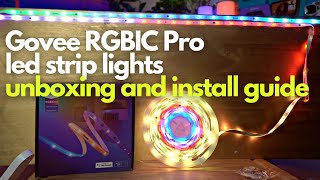 Govee RGBIC PRO led strips  Lightshow Setup Guide Review  Brightness matters [upl. by Spiegelman]