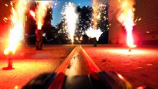 Explosive 4th of July Hot Wheels Track [upl. by Blodget]