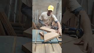 Cortando PÉ DE MESA em X na esquadrejadeira caseira diy woodworking whatsappstatus [upl. by Aurita105]