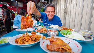 Back in Indonesia 🇮🇩 INDONESIAN STREET FOOD  World’s Best Fried Duck in Surabaya [upl. by Marybella950]