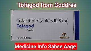 Tofagod Tab  Tofacitinib 5  Goddres Pharmaceutical Medicine Info Sabse Aage [upl. by Asylem]