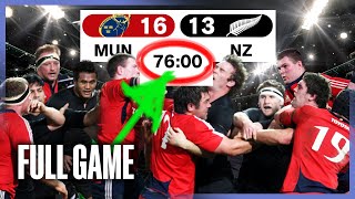 Haka performed AGAINST the All Blacks LATE GAME DRAMA All Blacks v Munster 2008  FULL GAME [upl. by Kieryt]