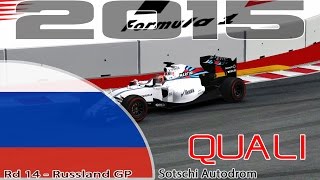 Formel 1 FL 4Saison  14Russland Quali [upl. by Aleehs366]