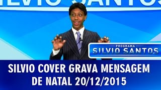 HD Programa Silvio Santos Cover  Silvio grava mensagem de Natal [upl. by Laktasic]