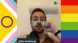 JohnAnthonyLifestyle EXPOSES HIMSELF as pansexual and transpositive dating coach [upl. by Laurice]