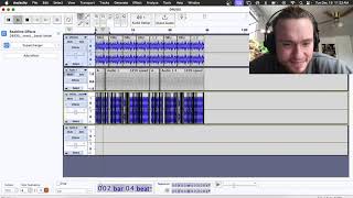 making breakcore in AUDACITY trying out update 342 [upl. by Sculley247]