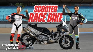 The Worst Race Bike Ever Yamaha TMAX 500 Scooter Track Build  Common Tread XP [upl. by Niessuh669]