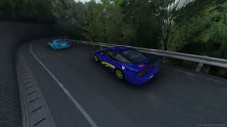 Touge Shakai Happogahara Miata vs Sil80 [upl. by Philpot]