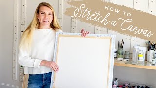 How To Stretch A Canvas [upl. by May360]