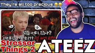 ATEEZ 에이티즈  스트레스 띵 Stressor Things Ep2  REACTION [upl. by Taam]